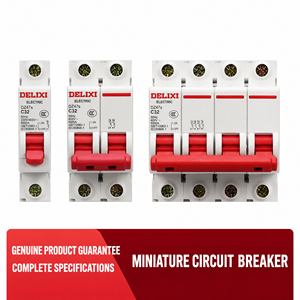 Disjoncteur miniature Delixi DZ47S-63 3P courbe CD, montage sur rail DIN, protection contre les surcharges et les courts-circuits pour tableau électrique domestique - Product Image 6