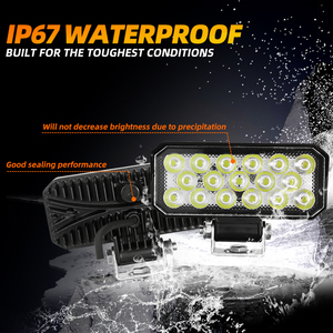 Hot Bán 26W <span class=keywords><strong>LED</strong></span> Làm Việc Ánh Sáng Cho Xe Tải Trang Trại Máy Kéo IP67 Mức Độ Không Thấm Nước 12V-80V Tự Động Chiếu Sáng Bên Ngoài - Product Image 3