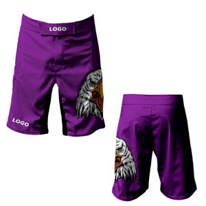 Faites votre propre MMA Shorts Hommes Grappling Shorts pour les combats Fabriqué avec un bon matériel Service OEM MMA Shorts Style personnalisé - Product Image 4