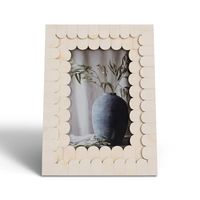 Cadre photo en bois tendance avec couleur et taille personnalisables, imitation antique, design moderne décoratif mural