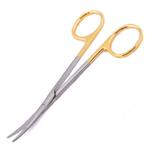 Venta superior Acero inoxidable alemán 420J2 TC Mcindoe Metzenbaum Tijeras Instrumentos quirúrgicos médicos curvos y rectos - Product Image 2