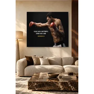Fida Muhammad Ali Float Like a Butterfly Boxer Impression sur toile - Product Image 4