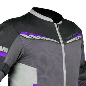 Vêtements de sport d'été coupe-vent en cuir véritable pour motards de rue Vêtements d'équitation grande taille avec caractéristiques de sécurité - Product Image 5