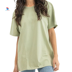 Ropa de gimnasio, camisetas de gran tamaño, ropa de entrenamiento para mujer, ropa de Fitness, camisetas holgadas, ropa de calle para mujer, camisetas de algodón 100% para mujer - Product Image 4