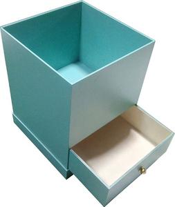 Panier-cadeau moderne et élégant en bois MDF Forme carrée polyvalente avec une touche artistique Solutions de stockage créatives gravées écologiques - Product Image 4