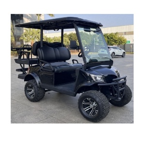 Carrito de golf elevado de 2 plazas, duradero, en venta, con potente sistema de propulsión eléctrica, ideal para campus, turismo y viajes de ocio. - Product Image 1