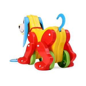 "Soft Plastic <b>Pull</b>-<b>Along</b> <b>Dog</b> Toy for Fun & Safe Play" - Product Image 4
