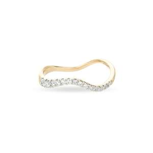 Meilleures ventes, bague éternelle en argent sterling plaqué or 18 carats, 925, zircone cubique transparente, bijoux pour femmes - Product Image 2