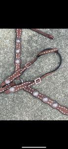 Juego de tachuelas de cuero occidental marrón de lujo para la máxima comodidad de los caballos para la equitación diaria Exportación mundial - Product Image 4