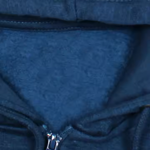 Sweat à capuche unisexe décontracté avec fermeture éclair, 100% coton molletonné/éponge française, respirant et à séchage rapide, vêtements de sport tendance - Product Image 4