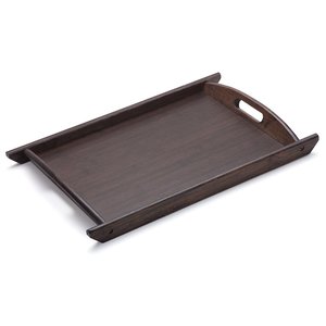 Plateau en bois rectangulaire simple fait à la main de qualité supérieure pour le thé, le café, les aliments, dernier appareil de cuisine, plateau/support décoratif, vaisselle - Product Image 6