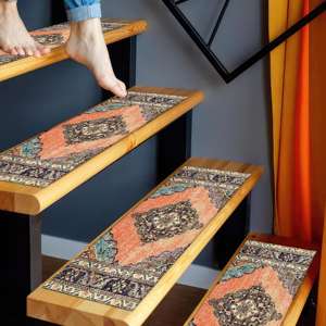 Tapis imprimé - Décoration personnalisable et lavable pour cuisine, salon, salle à manger, tapis d'escalier - Product Image 3