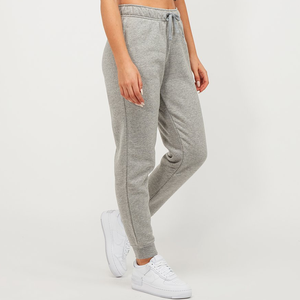 Pantalons de survêtement en molleton pour femmes en gros, logo personnalisé imprimé, coton décontracté, joggings à jambe large, pantalon cargo à devant plat - Product Image 3