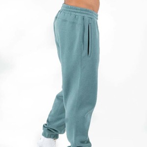 Pantalons larges décontractés sur mesure, poids lourd, empilés, en polyester, joggings, pantalon cargo ample, pantalon de survêtement OEM, pantalon pour hommes - Product Image 2