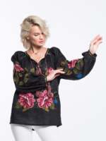 Vacances dame Maxi robe traditionnelle ukrainienne paysanne haut coton nouveauté Offre Spéciale à manches longues col rond robes de mode