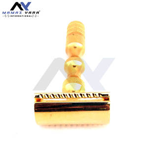 Maquinilla de Afeitar Facial, Maquinilla de Afeitar de Una Sola Hoja para Hombre, Recortadora de Barba de Seguridad con Hojas de Doble Filo Reemplazables que Evitan el Deslizamiento, Segura para la Barba Masculina - Product Image 4