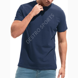 เสื้อยืดผู้ชายคอกลมเข้ารูปแขนสั้นระบายอากาศแห้งเร็วเสื้อผ้าฝ้ายทำจาก100% - Product Image 1