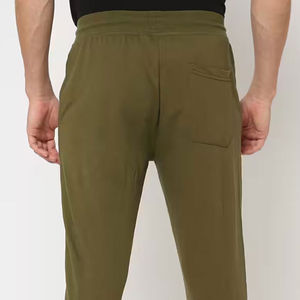 Pantalons en toile décontractés pour hommes, 100% haute qualité, légers, sur mesure, couleur unie, séchage rapide, coupe-vent, respirants, en coton - Product Image 5