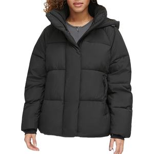 Chaqueta Acolchada con Logotipo Personalizado de Alta Calidad para Mujer, Impermeable, Corta, Estilo Burbuja, Abrigo de Invierno, Ropa de Mujer Moderna 2026 - Product Image 1