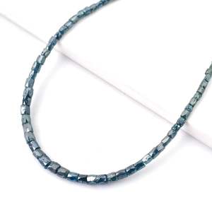 Blue Diamond <b>Bracelet</b> 1.5-2.5 MM Faceted Quartz Beaded <b>Bracelet</b> Bohemia Style <b>Boho</b> Christian Jewelry Gift - Product Image 2