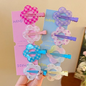 Phạm vi độc quyền của chất lượng cao cấp thiết kế thanh lịch phụ kiện dễ thương Hollow lưới Polka Dot hoa kẹp tóc/tóc Clips - Product Image 2