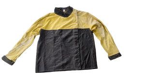 Veste de soudage Industrie du soudage Produit tendance Vêtements de soudage Veste en cuir de vachette Pantalon Costume Veste ignifuge thermique - Product Image 4