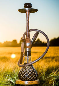 Narguilé indien turc Shisha pipe à eau narguilé salon fumer pipe tabac tyle turc fabriqué en inde - Product Image 2