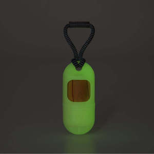 Distributeur de sacs à excréments phosphorescents pour chiens, écologique, portable, style simple, en plastique, pour animaux de compagnie - Product Image 4