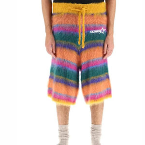 Pantalones Cortos Unisex de Mohair Personalizados, Tejidos, con Cordón, Esponjosos y Suaves - Product Image 6