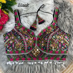 Hermosa moda atractiva Malai seda con bordado blusa mujer moda fabricante - Product Image 6