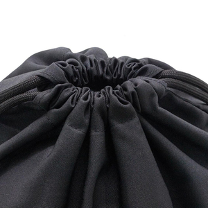 Heavy Duty Nylon Drawstring DIY Backpack <b>Bags</b> with <b>Tote</b> & Side <b>Zip</b> Pockets for Party Gift - Product Image 2