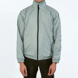 Chaqueta Cortavientos Personalizada de Otoño para Hombre con Capucha y Cuello Alto, Tela de Lona, Estilo Vintage, Logotipo y Diseño Personalizados - Product Image 1