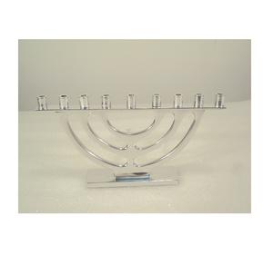 Religious Custom Jewish Exclusive Hanukkah Brass Menorah Home & Party Decoration <b>Candle</b> <b>Stand</b> & 9 Branches Hanukkah Holder - Product Image 1