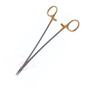 JIMED SURGICAL Pince porte-aiguilles chirurgicale DeBakey Mayo Hegar approuvée par la Mayo Clinic, en acier inoxydable doré, manuelle de précision - Product Image 6