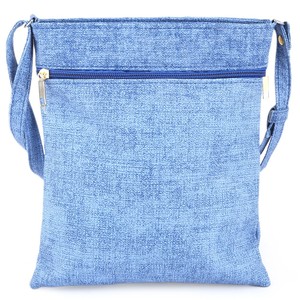 กระเป๋าสะพายไหล่ผู้หญิง (7548) - สีฟ้าอ่อน - Product Image 3