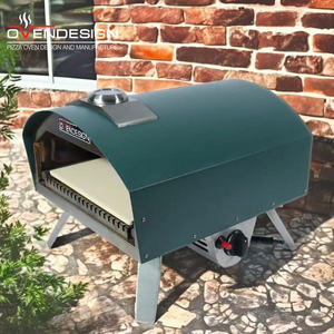 <span class=keywords><strong>Four</strong></span> à pizza au <span class=keywords><strong>gaz</strong></span> d'extérieur de 16 pouces avec brûleur en forme de U, design pliable portable, puissance de feu élevée avec commande par bouton - Product Image 1