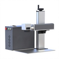 Máquina de Marcado Láser de Fibra Portátil de Alta Potencia de 100W, Serie PF con Fuente Láser JPT, para Marcar Acero Inoxidable, Aluminio y Herrajes