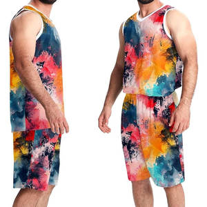 ชุดบาสเก็ตบอลชุดเครื่องแบบระบายอากาศพร้อมชุดโลโก้คลับขนาดใหญ่พิเศษออกแบบได้ตามต้องการ - Product Image 4