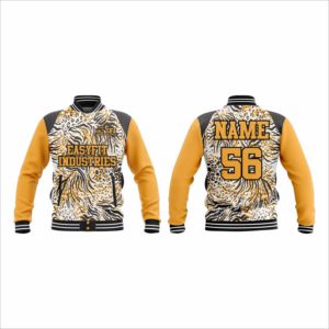 Chaqueta Varsity para Hombre, Estilo Urbano, con Cierre, Resistente al Viento, de Alta Calidad, Nueva Colección Otoño 2025, Poliéster/Algodón, Precio al por Mayor - Product Image 3