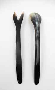 Cuchara de Cuerno Auténtica, Moderna, Hecha a Mano, Artesanía Natural, Impermeable, Duradera, Decoración Clásica para el Hogar, Estilo Indio Único, Obra de Arte Coleccionable - Product Image 4