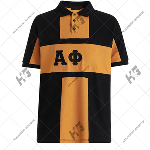 Camiseta raglán Premium para hombre para camiseta de polo Logotipo bordado personalizado 100% algodón - Product Image 3