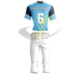 Conjunto de ropa deportiva de béisbol y sóftbol al por mayor personalizado, camiseta transpirable, ropa de equipo de sublimación impresa de talla grande - Product Image 6