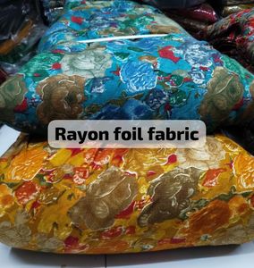 Impresión de viscosa de rayón 14 kg para disfraces de material Kurti - Product Image 2