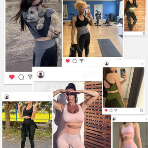 Precio barato Ropa de gimnasio de secado rápido Hecho en Pakistán Conjunto de yoga Último estilo de tendencia Transpirable Cómodo Conjunto de yoga - Product Image 3