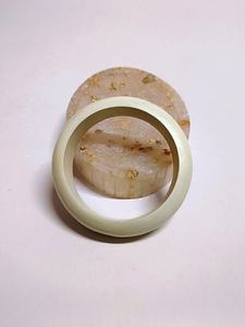 Handmade Plain Wooden white and Cream Bangles <b>for</b> <b>Girls</b> & Women in round Shape - Product Image 4