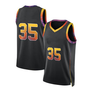 Maillot de basket-ball d'été doux et respirant grande taille haut léger confortable sur mesure vêtements de sport antibactérien à séchage rapide - Product Image 1
