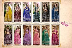 Dola Modest Semi-Cosido Lehenga Choli Seda Jacquard con Lentejuelas y Bordado Zari Estilo Moderno para Ropa de Boda - Product Image 5