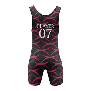 Singlet de lutte personnalisé de haute qualité pour hommes, sublimé, bretelles réglables, fermeture à enfiler, singlet de musculation pour la salle de sport - Product Image 3