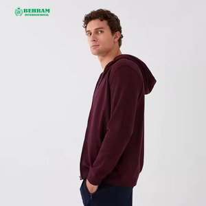 Sweat à capuche unisexe de luxe Street Wear, grammage lourd 360 g/m², en molleton/coton bouclette/bambou, respirant et à séchage rapide, avec fermeture éclair - Product Image 6