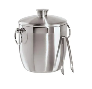 Manufacturer Exported Shiny <b>Silver</b> Stainless Steel Handmade Beverage Tubs Custom <b>Ice</b> <b>Bucket</b> for Parties Metal Material - Product Image 5